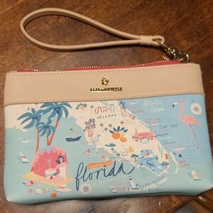 Spartina 449 Map Multi-colored Wristet.